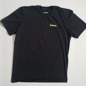 Goosebumps T Shirt Mens Medium Black Green Logo Embroidered Simple Books